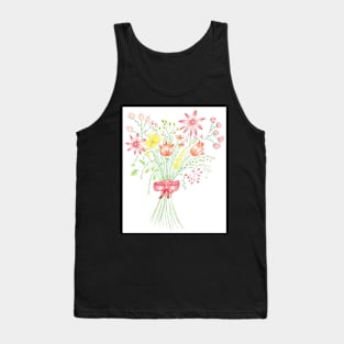 Happy bouquet of flowers Tank Top